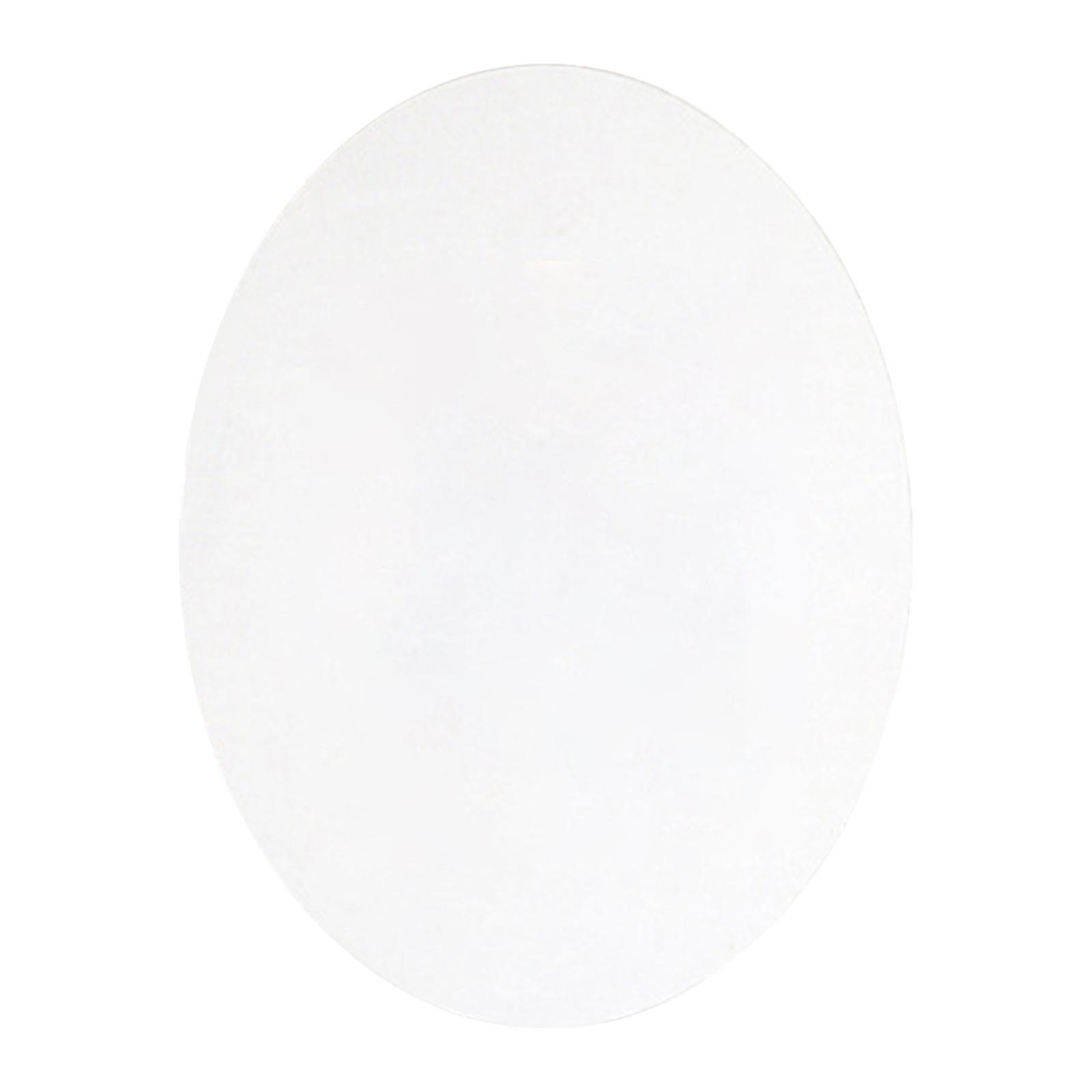 白いキャンバスボード丸い描画アートボードクラフト注ぐ用品40x50cm