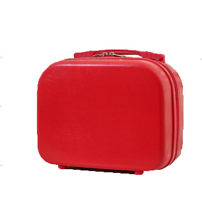 Women's Solid Colour Flat Mini Cosmetic Tote