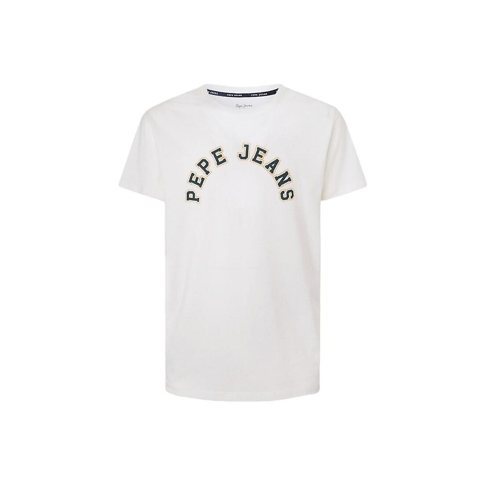 Pepe Jeans WESTEND TEE FUTURE ECRU PM509124803 universal all year men