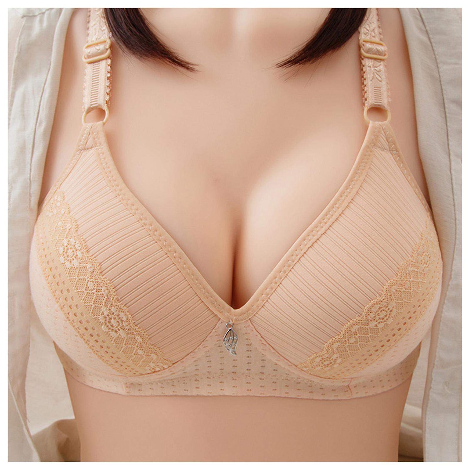 Compression Wirefree Push Up Bra Skin Friendly Safe Elderly Bra Exercise And Offers Back Support