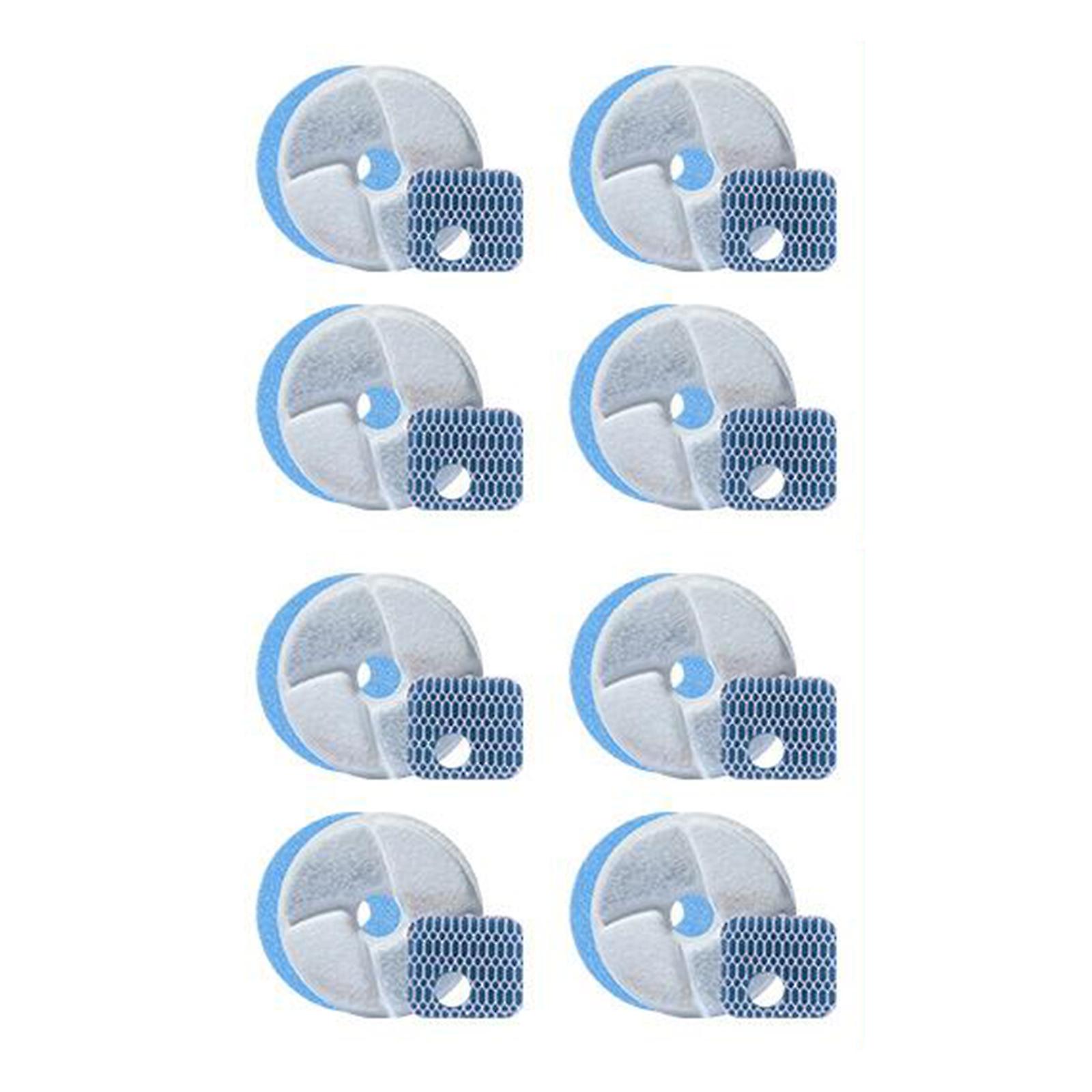 8pcs Replaceable Filters Cat Water Fountain