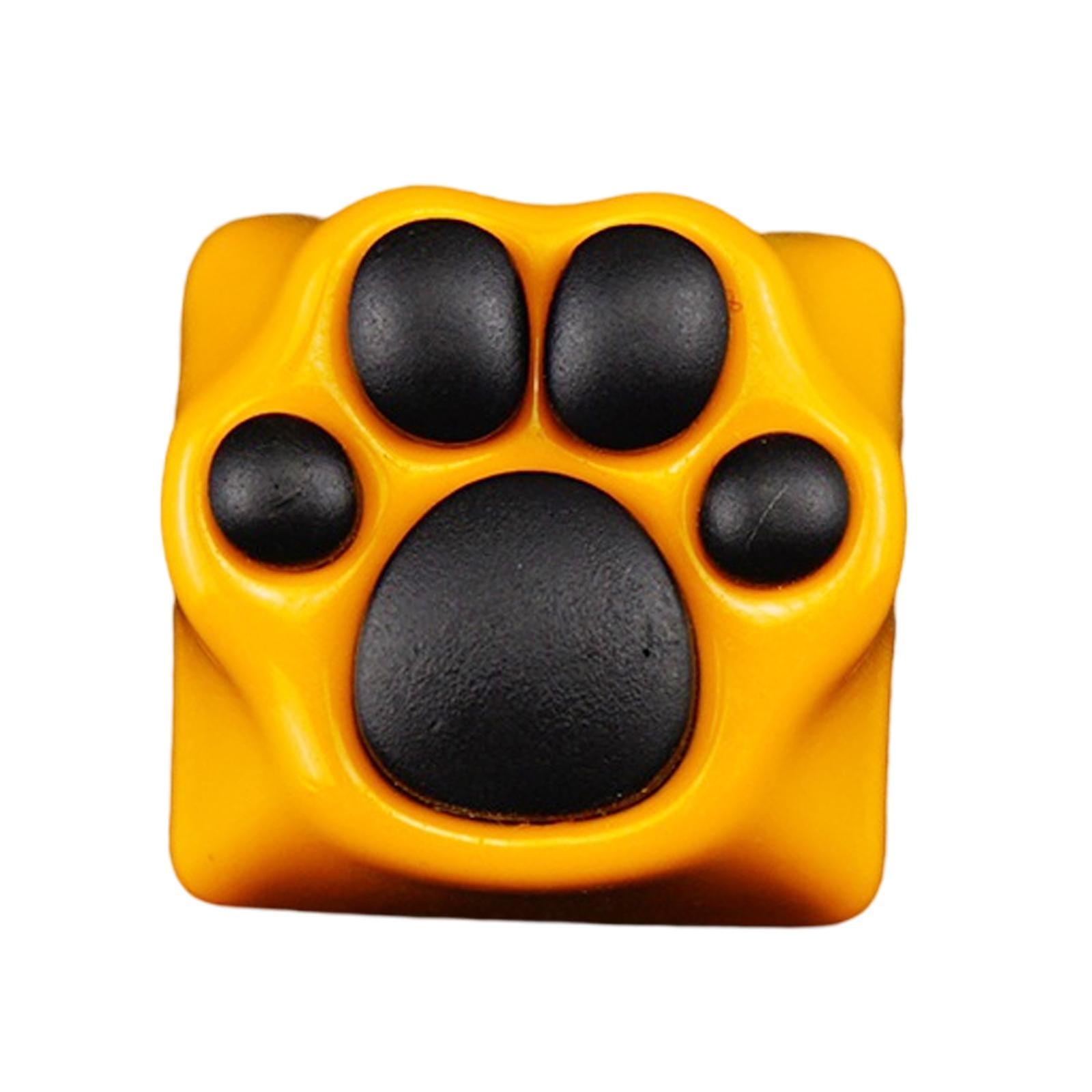 Keycaps Machinery for Keyset Game Players Lovely Pattern Gaming Keyboard Orange Black