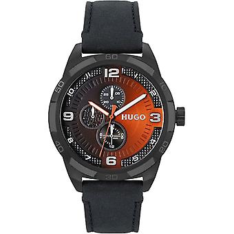 Grip Men's Analog Quartz Watch with Cowhide Bracelet 1530275