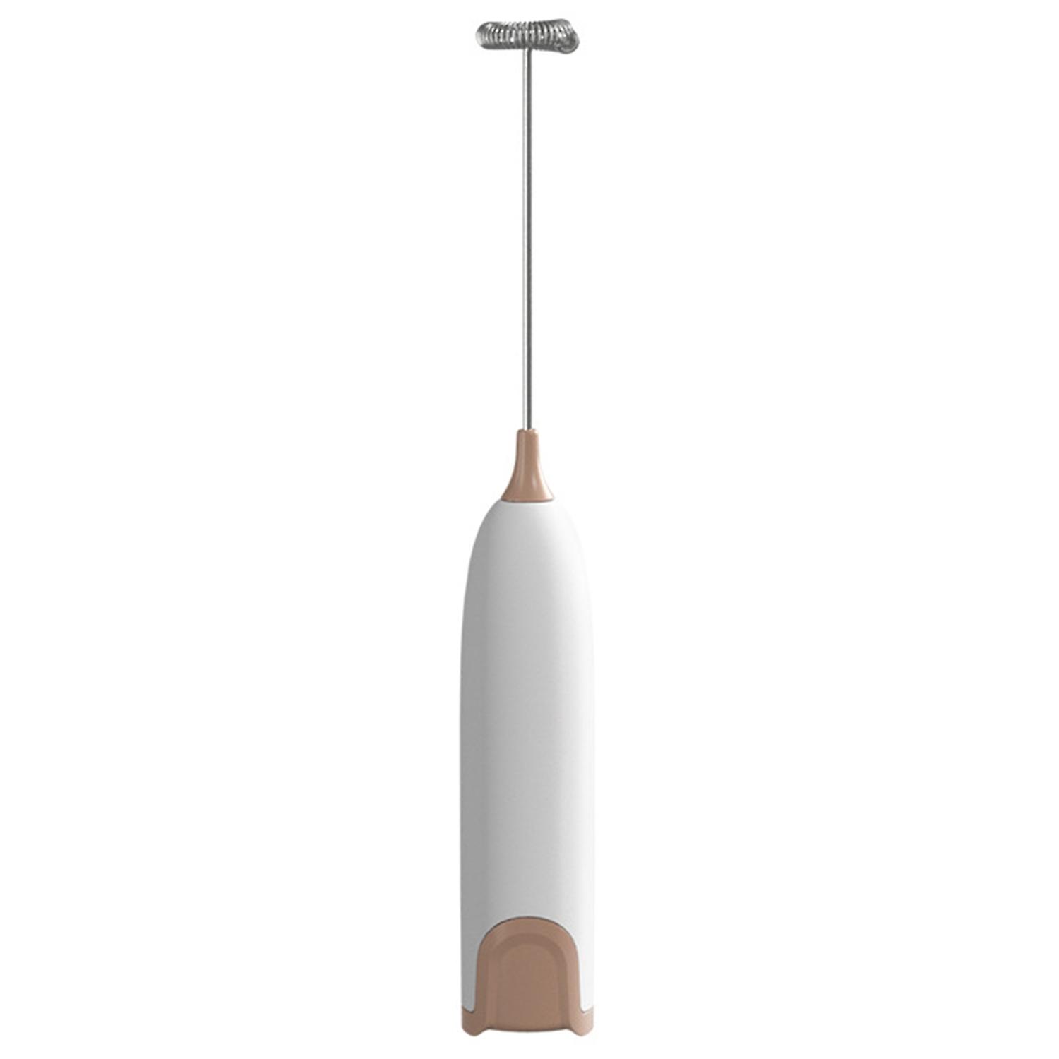 ZHOUBA 1 Set Cream Frother Battery Powered Handheld Breaking Foaming Electric Egg Beater