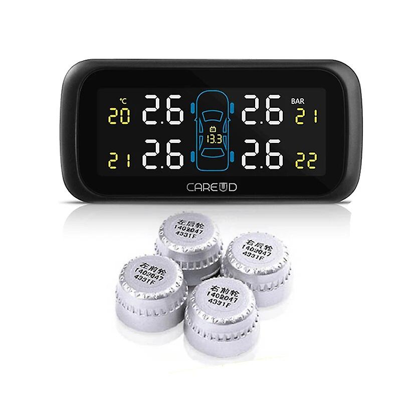 Carued U903 Tpms Car Tire Pressure Monitoring System Car Tire Diagnostic-tool Support Bar And Psi For Universal  Cars