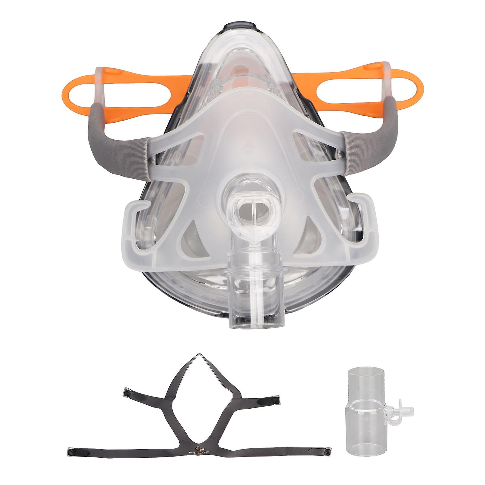 Breathing Machine Face Cover Double Layers Silicone Pad 360 Degrees Turning Head Replace Full Face Cover L
