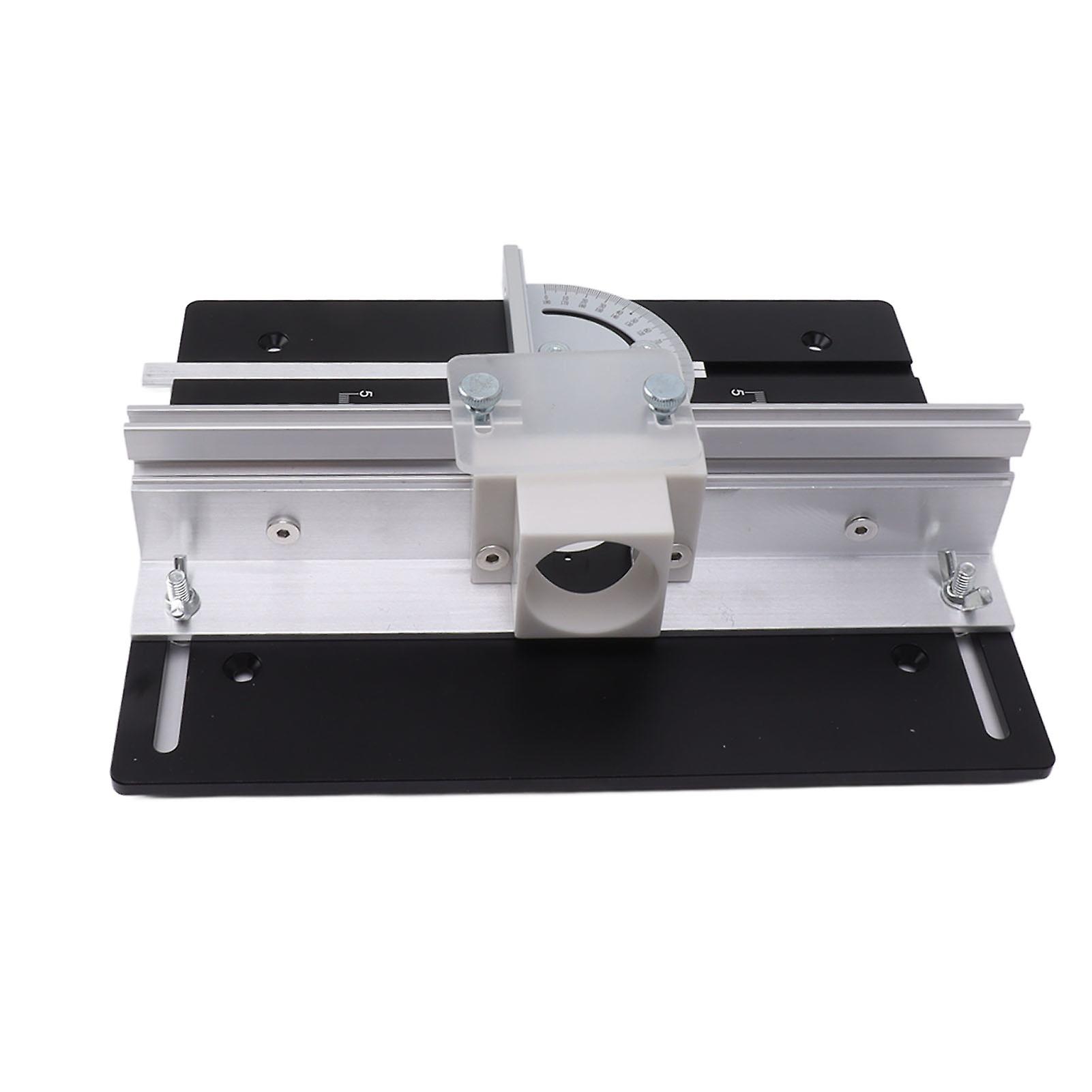 Router Table Insert Board Aluminum Alloy Steel Height Adjustable Milling Trimming Machine Insert Plate 