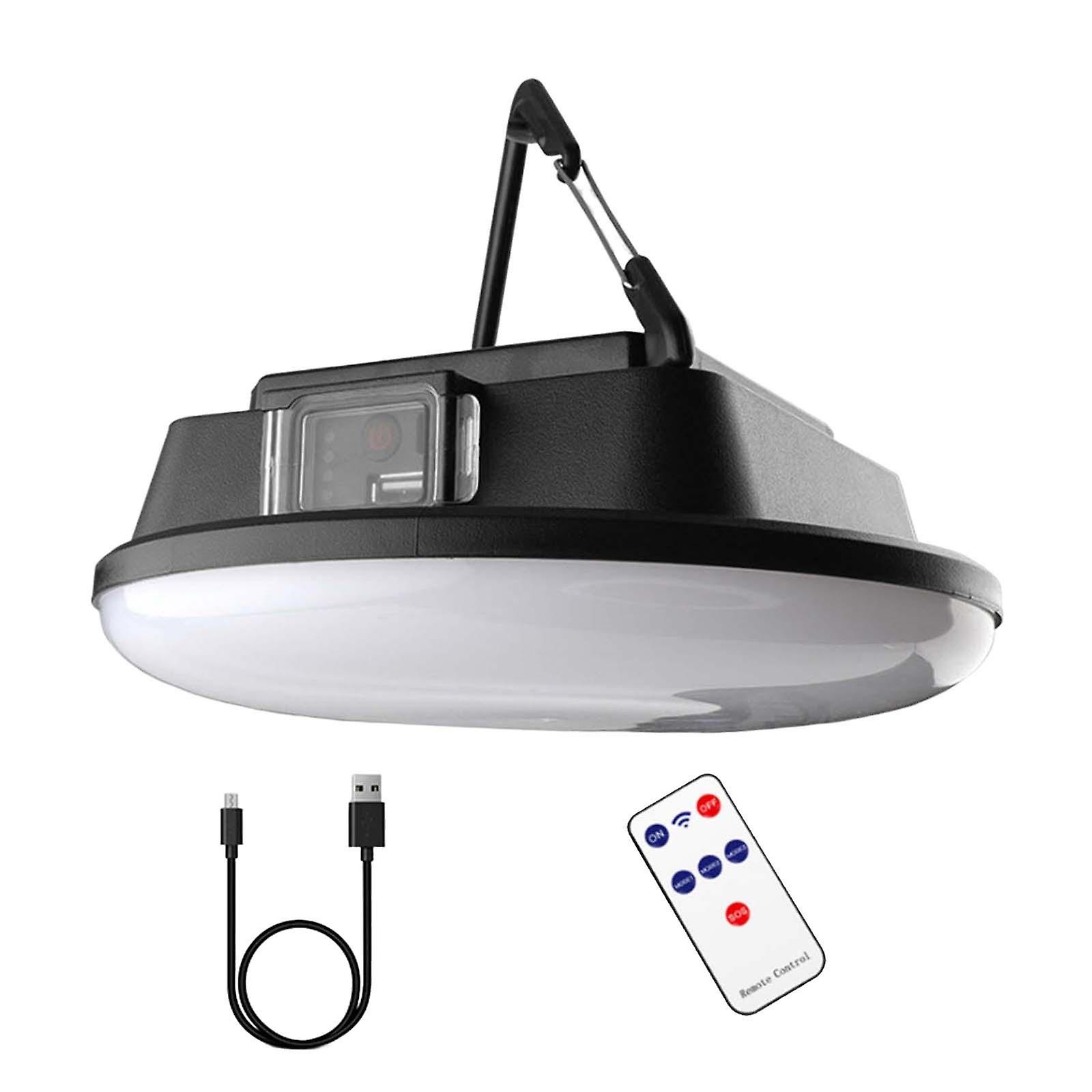 Solar Powered LED Camping Lantern Stall Lighting for Workshop Outdoor Yard