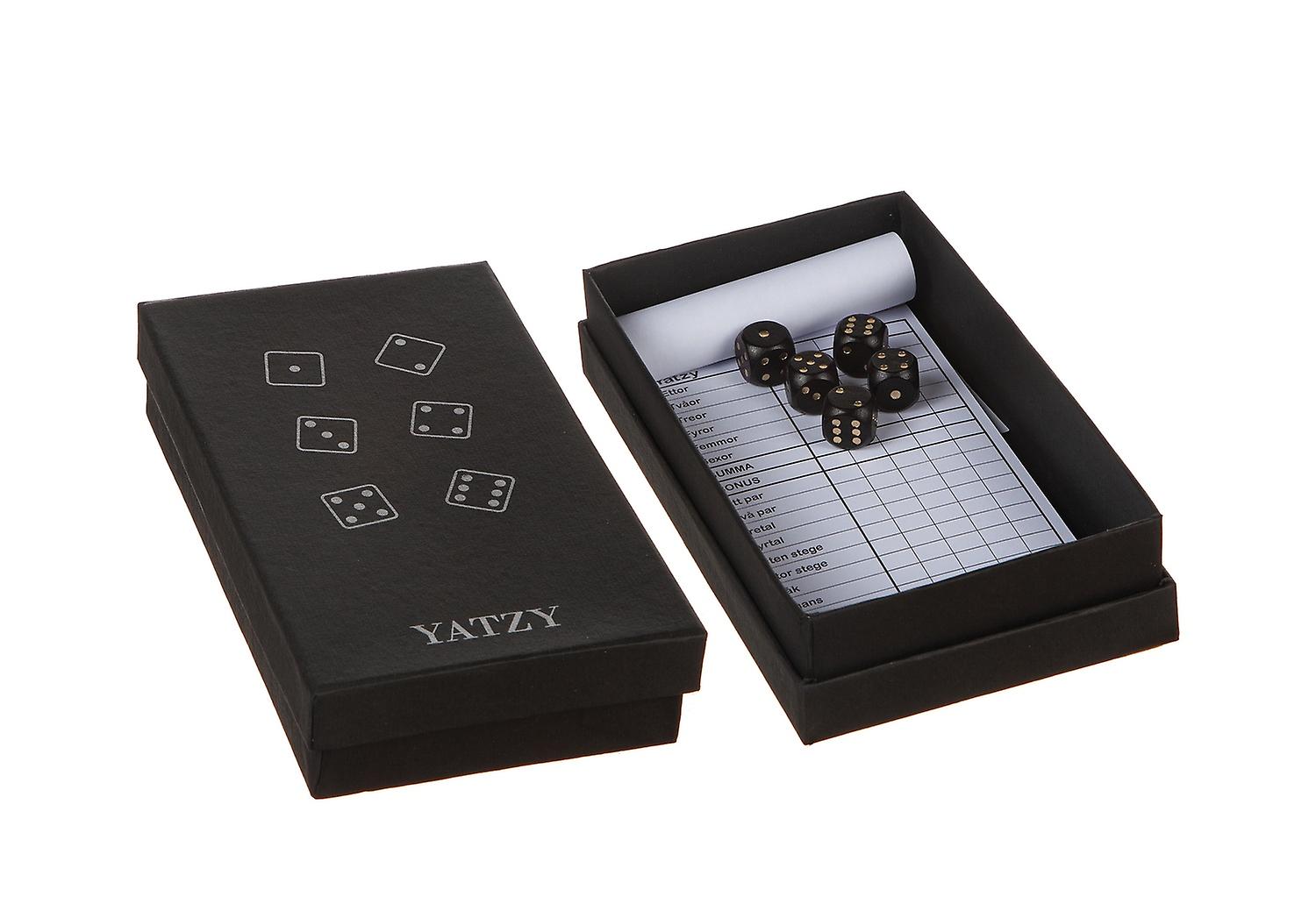 Yahtzee-peli pahvilaatikossa 12x20 cm