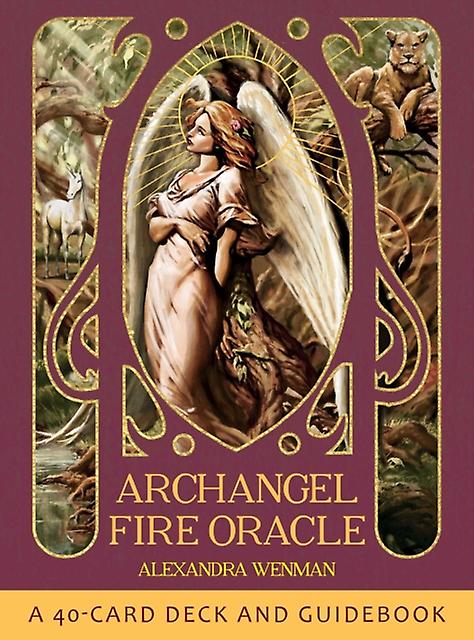Archangel Fire Oracle by Alexandra Wenman Cards Book