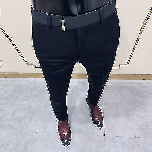 Herrenkleid Hose Knöchellang Slim Formale Kleidung