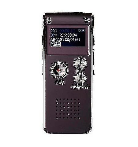 Digital Audio Recorder Usb Flash, Mp3 Player, For Lectures, Meetings, Interviews - 8Gb (Purple)