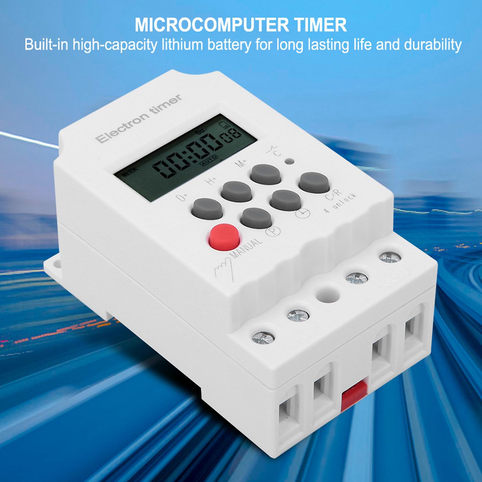 Electronic Timer Switch Microcomputer Intelligent Large Current KG316T-II 220VAC 30A