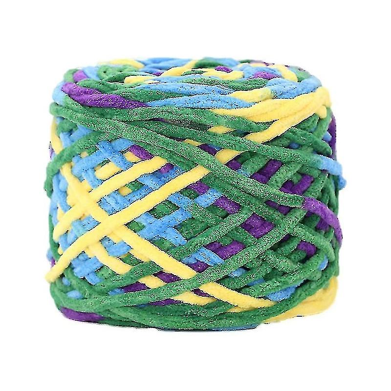 Knitted Yarn Skeins Chenille Yarn Single Ply Crocheting Skeins 165g Soft Fluffy Chenille Yarns Sweat