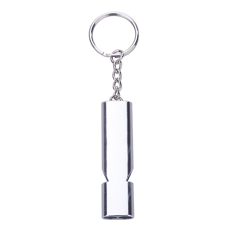緊急ホイッスルサバイバルアルミホイッスルキーホルダーポケットEDCツールアウトドアキャンプハイキング用プロフェッショナルスポーツホイッスル