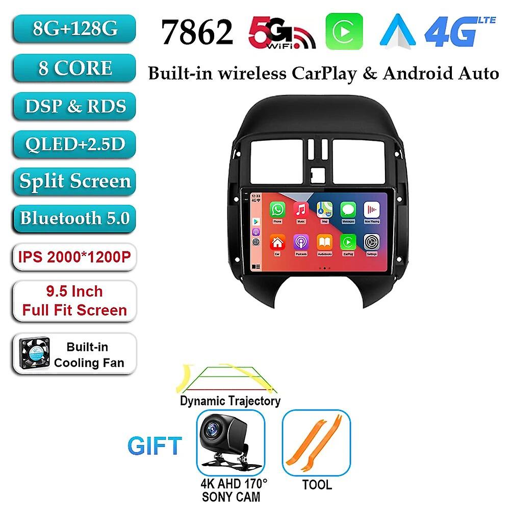 9 Inch Android 13 Radio Multimedia Navigation For Nissan Sunny Versa C17 2012 - 2014 Car System Gps Carplay Central Player 2 Din