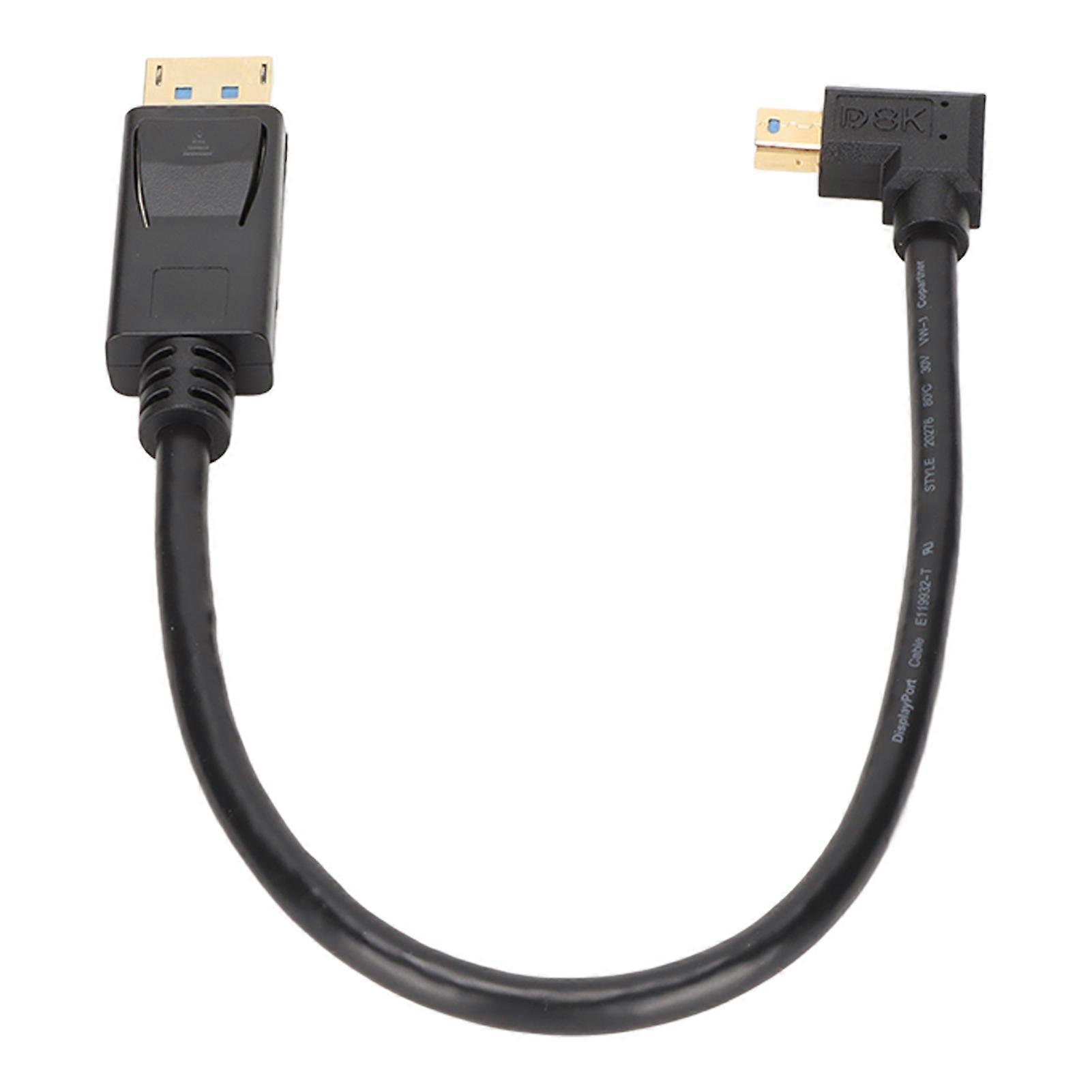 Dp To Minidp Adapter Multifunction Supports 8k 60hz 4k144hz Bidirectional Transmission Mini Displayport Adapter Right Bend