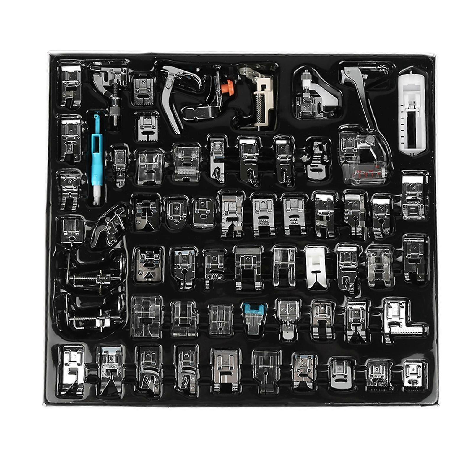 Kit d'accessoires pour machine à coudre multifonctionnelle, 62 pièces