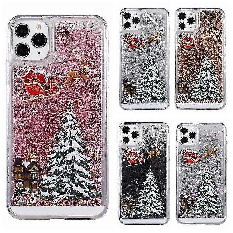 2022 Crăciun Shiny Quicksand Telefon case pentru Iphone14/iphone13/iphone12/iphone11/iphonexs/iphonexr/8/7/se2020/6plus