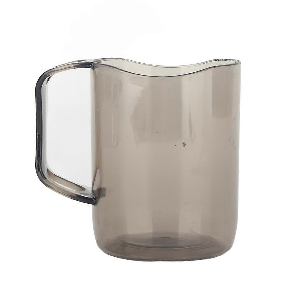 Toothbrush Holder Cup Transparent Multipurpose Lightweight Plastic Reusable Drinking Cups for Bathroom