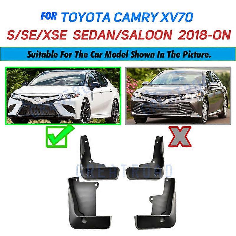 Car Mud Flaps For Toyota Camry 2018 2019 2020 2021 Mudflaps Splash Guards Mud Flap Mudguards Fender Styling Set Molded