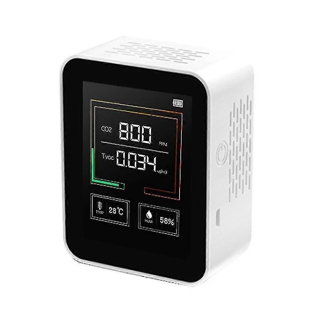 Intelligent Big Screen Co2 Tvoc Temperature Humidity Multipurpose Detect Tool