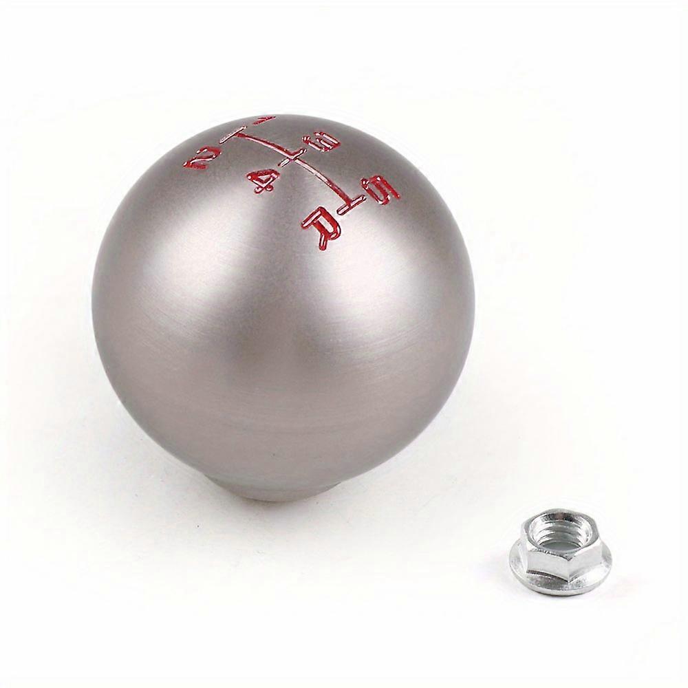 Upgrade Your Honda Fit Civic City with a Stylish Aluminum Matte Ball Shape Shift Gear Knob!