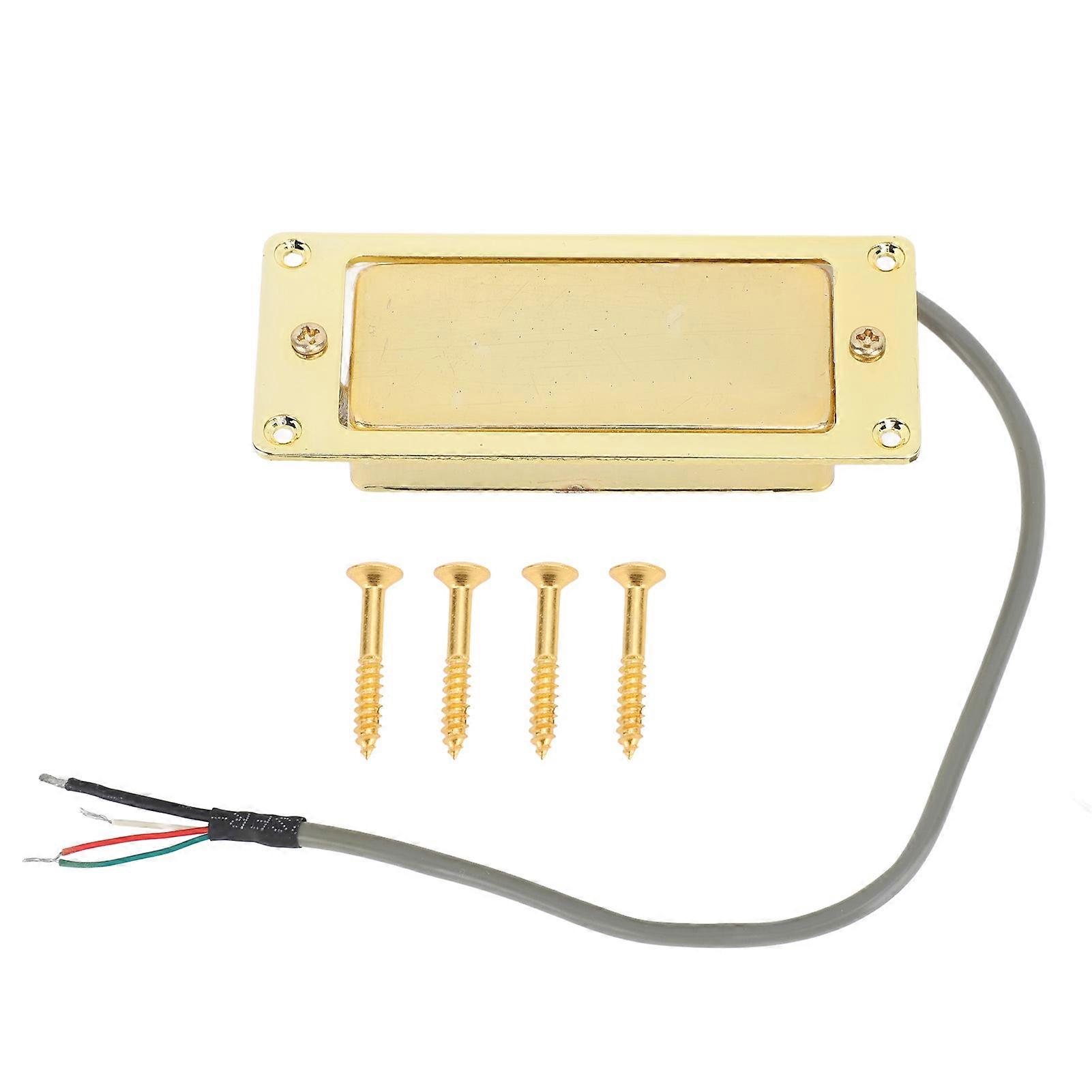 Elgitarrpickup Mini 7.2k Resistance Dubbelspole Gitarr Stallpickup För Övningsframträdande