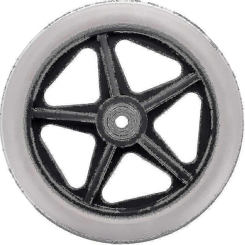 6インチゴムホイール交換車椅子前輪ローラーウォーカー滑り止め交換キャスターグレーの2pcs