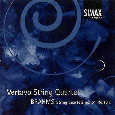 Johannes Brahms : String Quartets Op. 51 (Vertavo String Quartet) CD (1998)