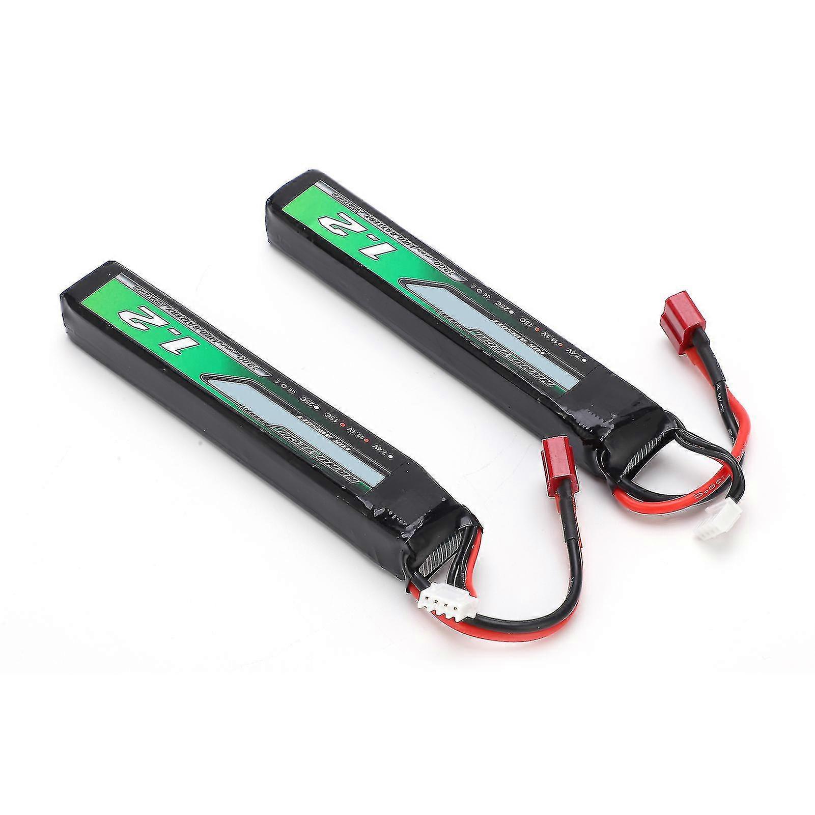 2pcs RC Car Toy 11.1V 1200mAh Lipo Battery Pack with T Plug Unit Cell