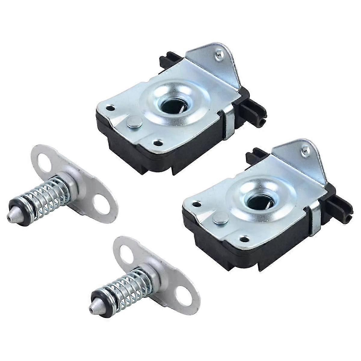 4 PCS Lower & Upper Left & Right Catch Latch Hood Lock for E46 E39 E52 E53 51238229807 51238203859