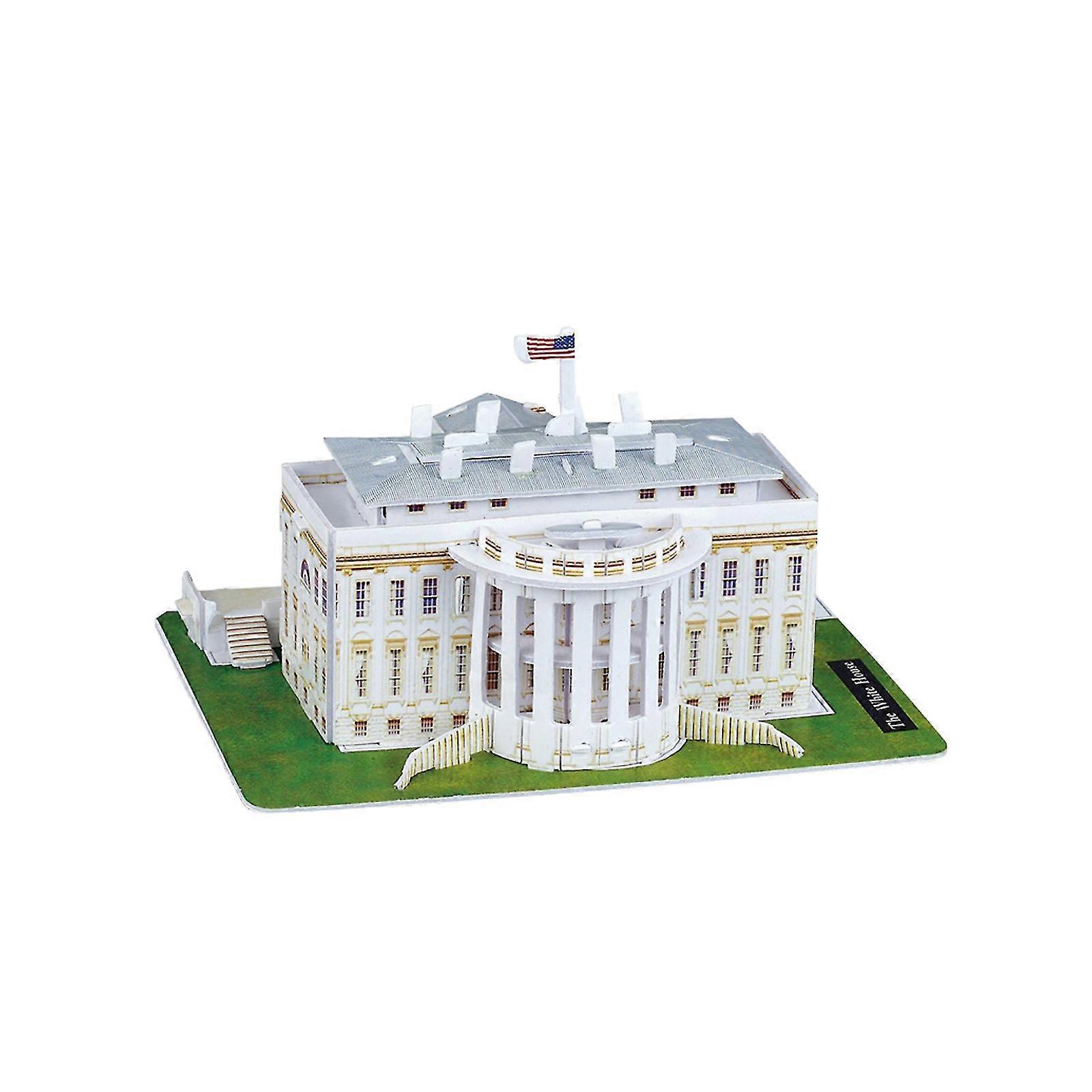 three-dimensional puzzle world building model educational toys children's puzzle