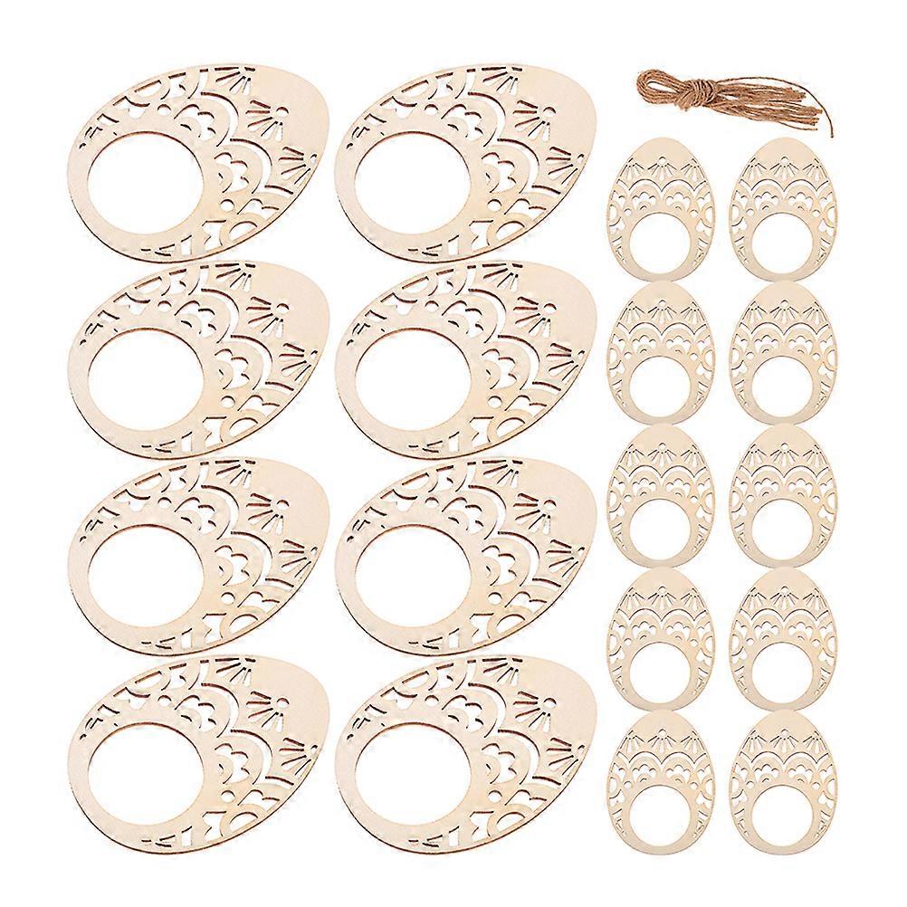30pcs DIY Napkin Ring Holders Easter Egg Shaped Napkin Ring Easter Napkin Buckles