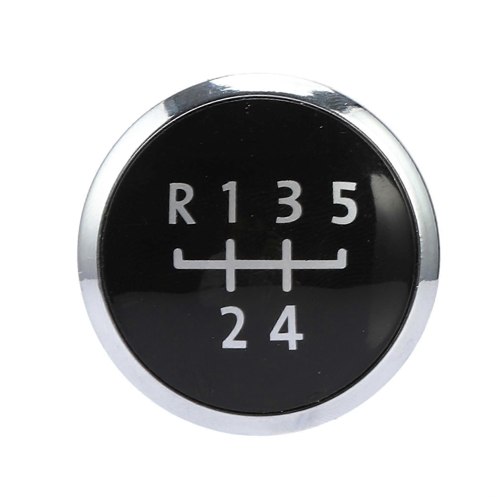 Gear Shift Knob Cover 5 Speed Anti-scratch Black Professional Gear Shift Knob Stick Badge For T5/t6
