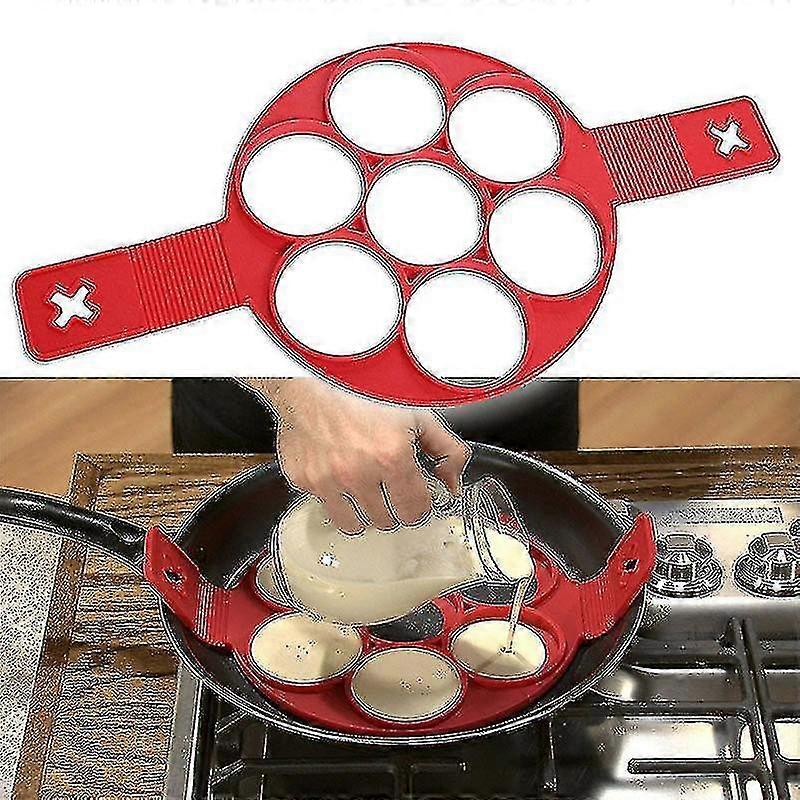 Nonstick Pancake Cooking Tool Egg Ring Maker Cheese Egg Cooker Pan Flip