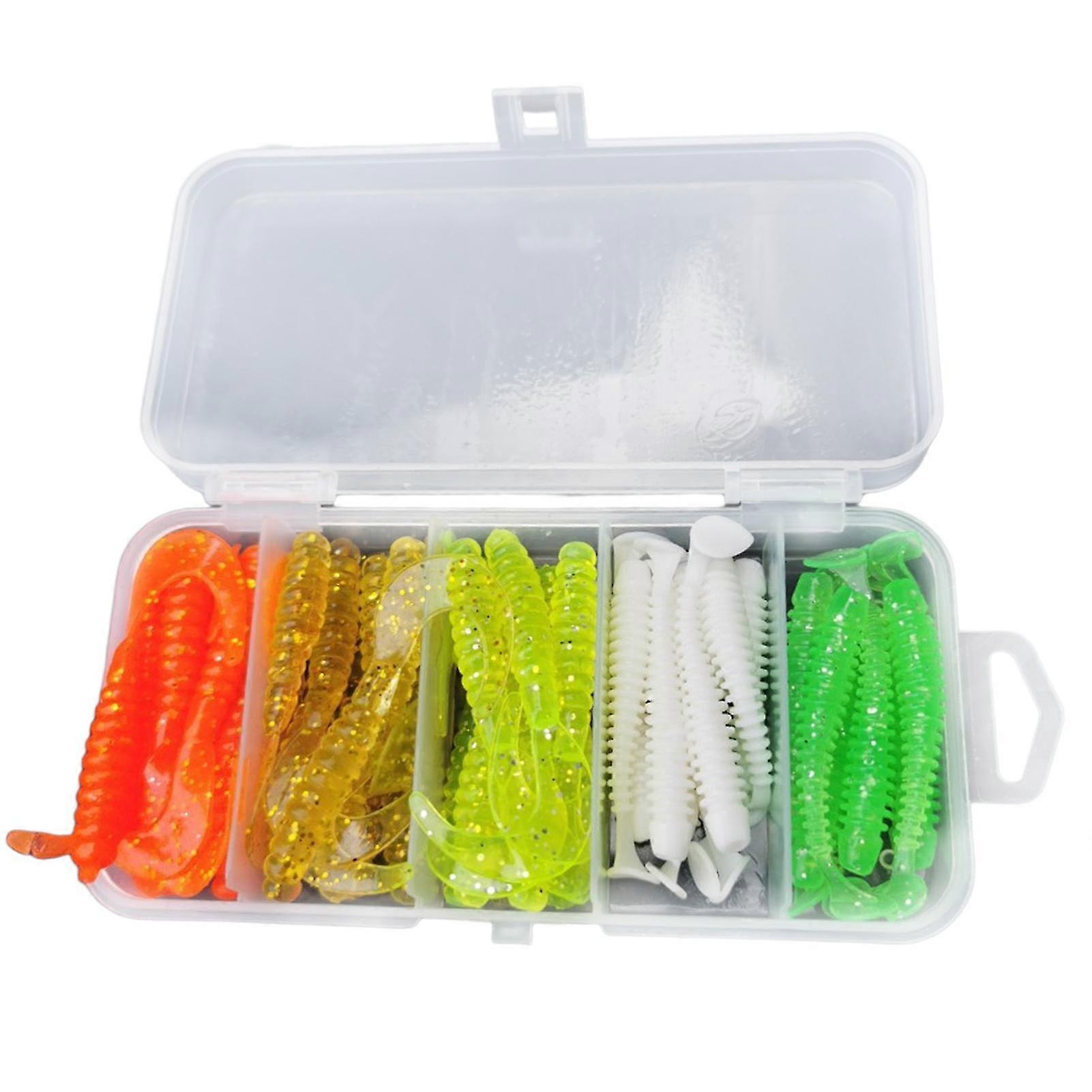 Leurres De Pêche Souples - 8 Swimbait Poisson - Plastique 1/16 Oz - NEUF