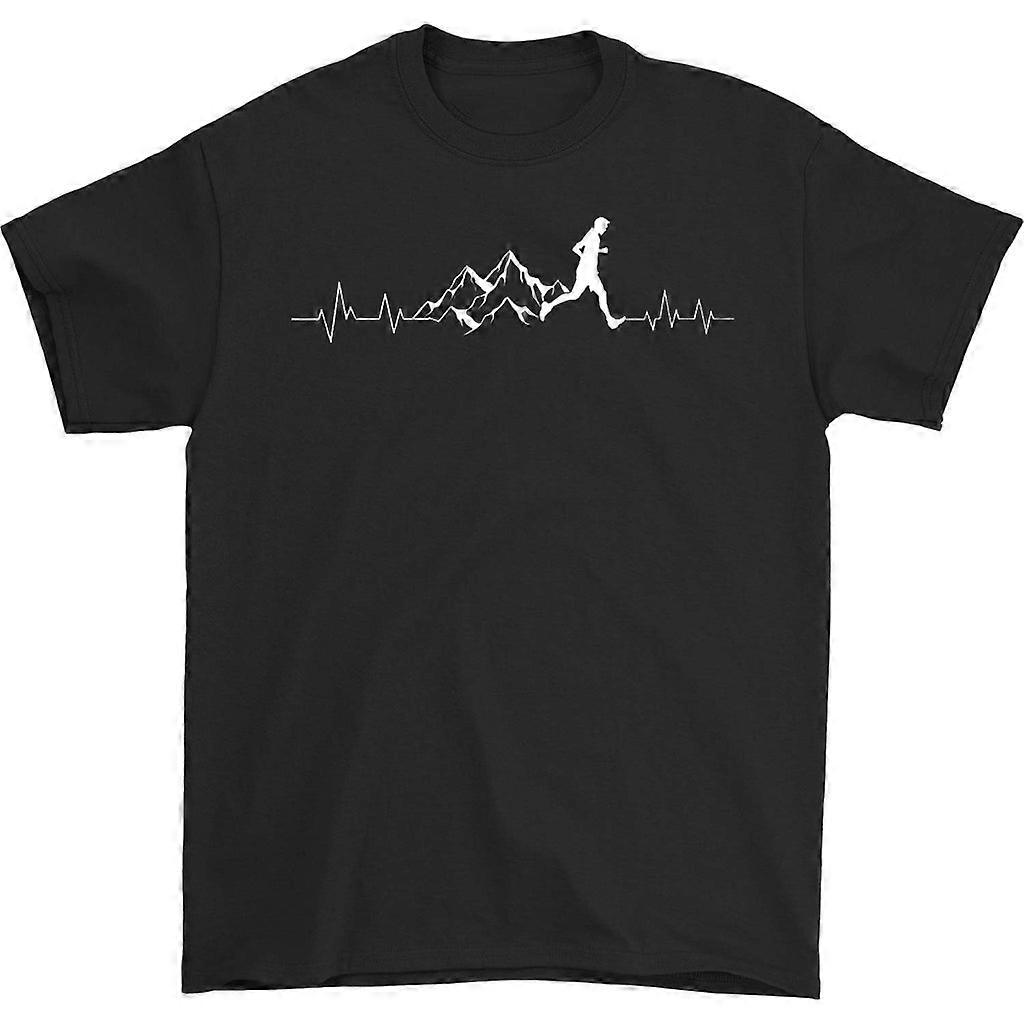 Trail Running Heartbeat T-paita