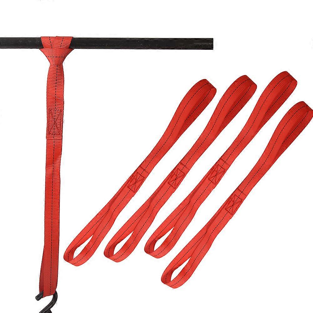 50*15 Soft Loop Tie Down Straps Soft Strap 6PCS Motorcycle off-road Bicycle all terrain vehicle Lawn Mutipurpose Luggage Straps