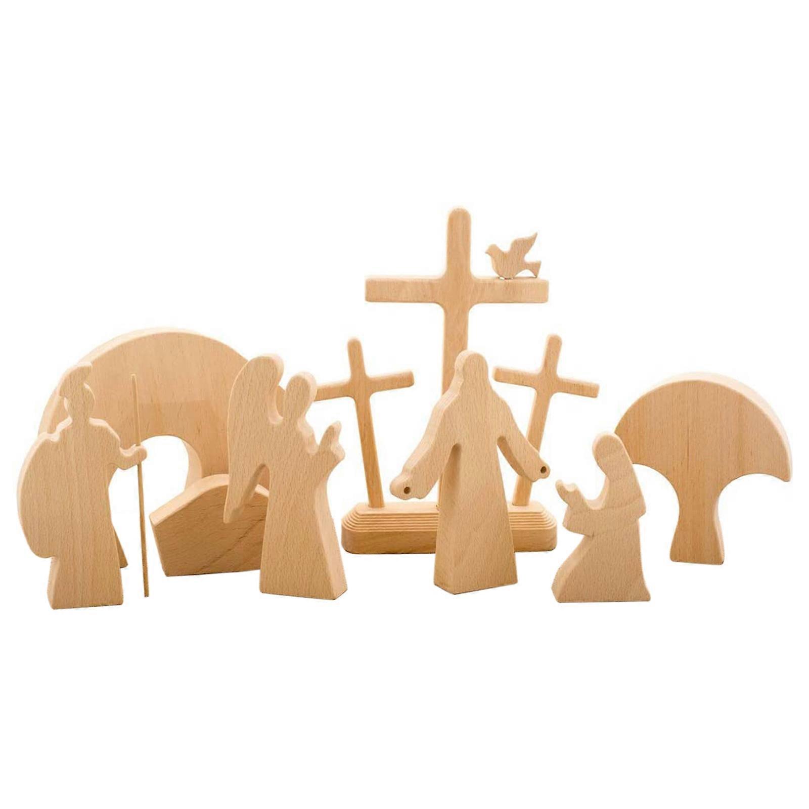 Decorațiuni scenice de Paște Decorațiuni din lemn