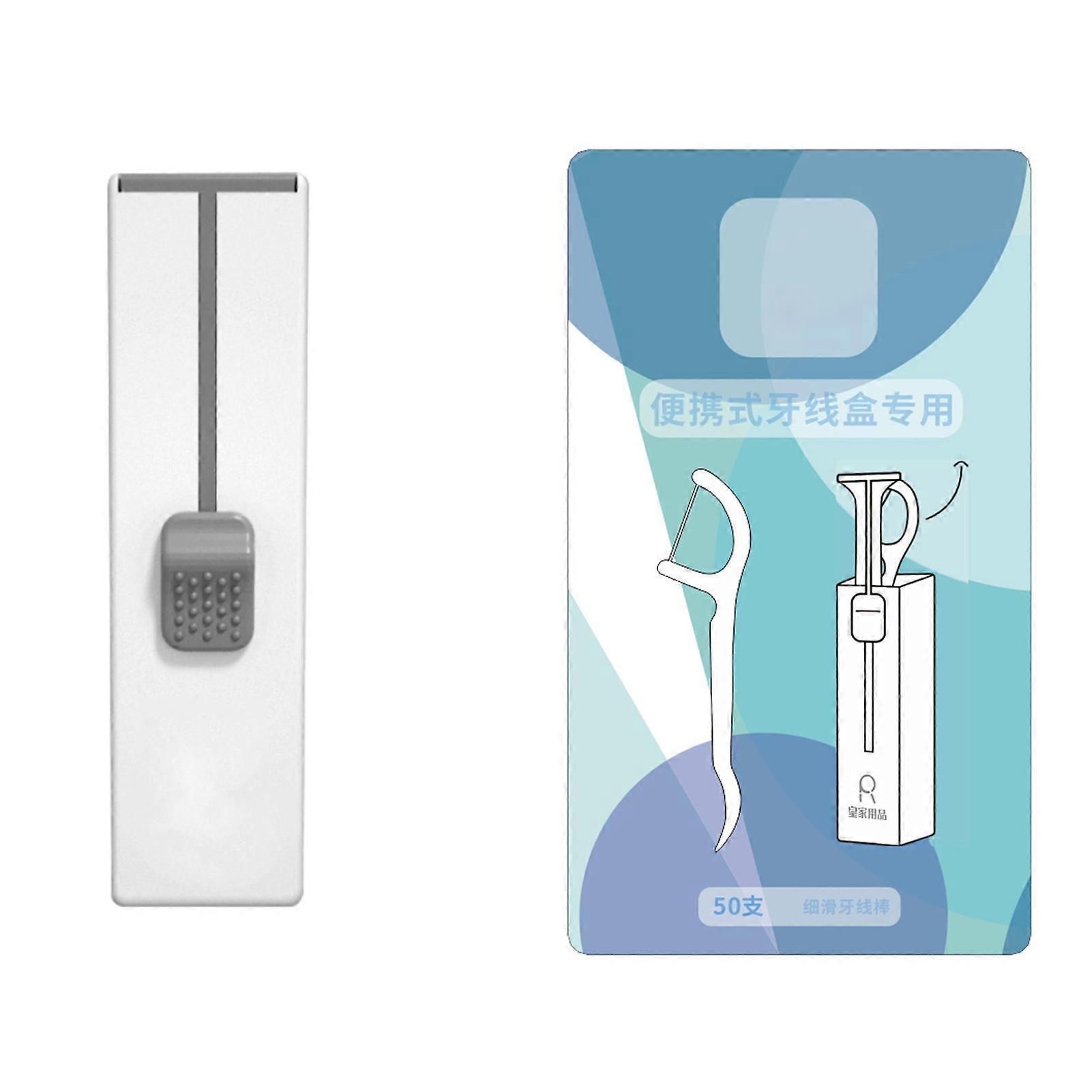 Automatic Flossing Storage Box Reusable Refillable Storage Case Necessity for Keeping Teeth Clean