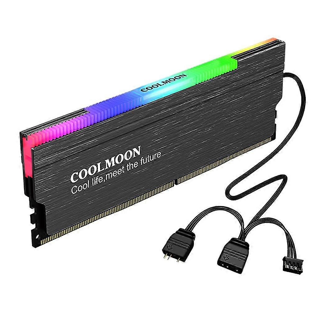 Coolmoon Ram Rgb Cooling Radiator Desktop Memory Heatsink