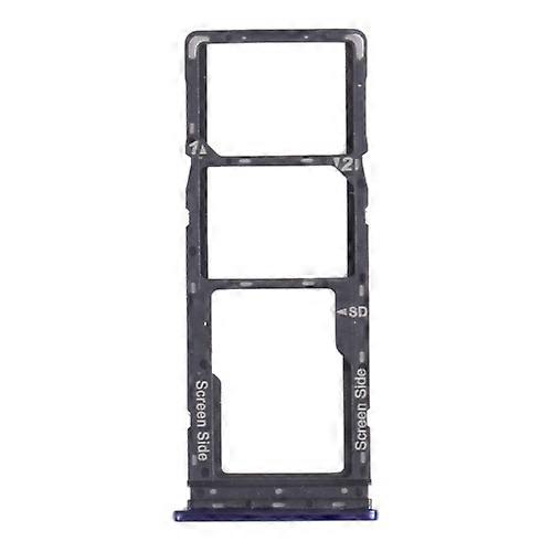 For Tecno Camon 12 Air CC6 SIM Card Tray + SIM Card Tray + Micro SD Card Tray