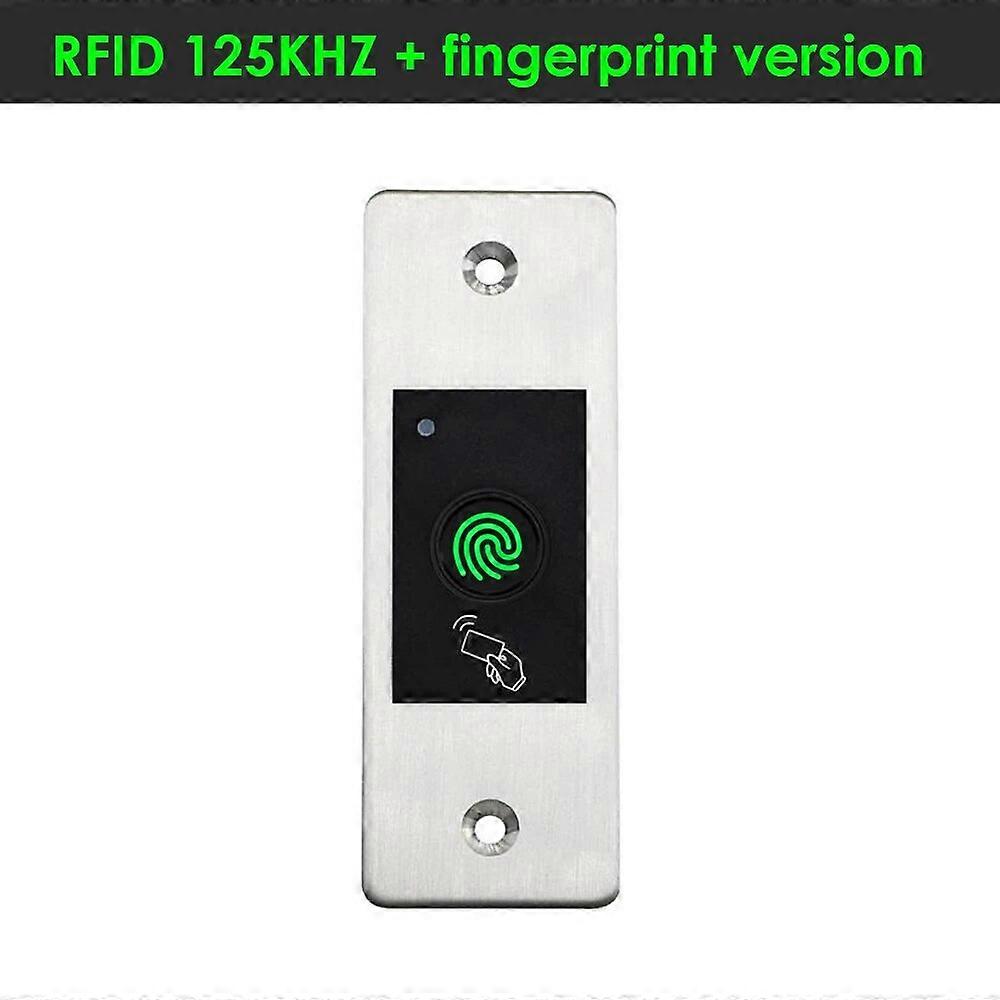 lP66 Waterproof Metal Embedded Access Control Machine 125KHZ Induction Fingerprint Access Control All-in Machine