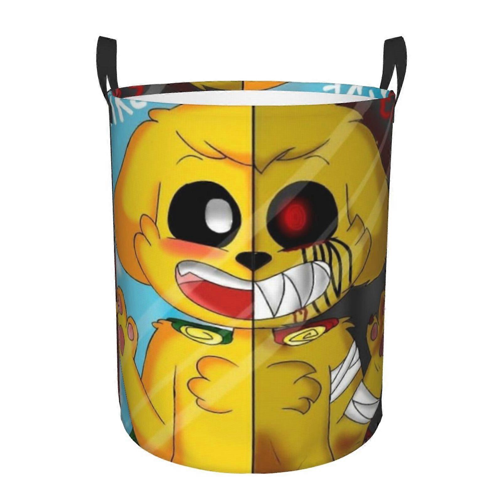 Mikecrack 3d Graphic Flame Kosz na pranie Fire Flame Przechowywanie koszy na ubrania z uchwytem SYS27994