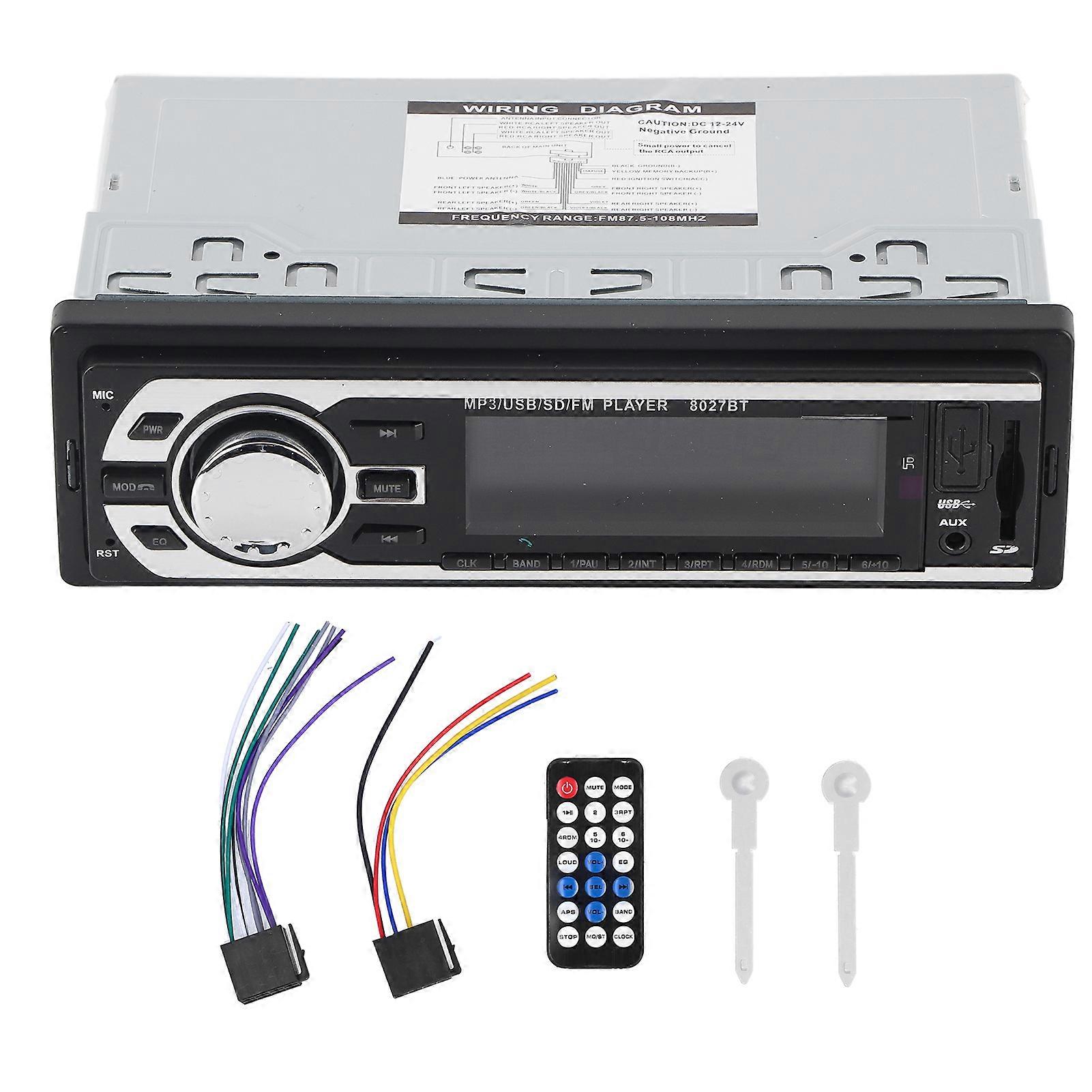 Car Stereo Radio Receiver Multimedia Player Modification with Remote Control Universal