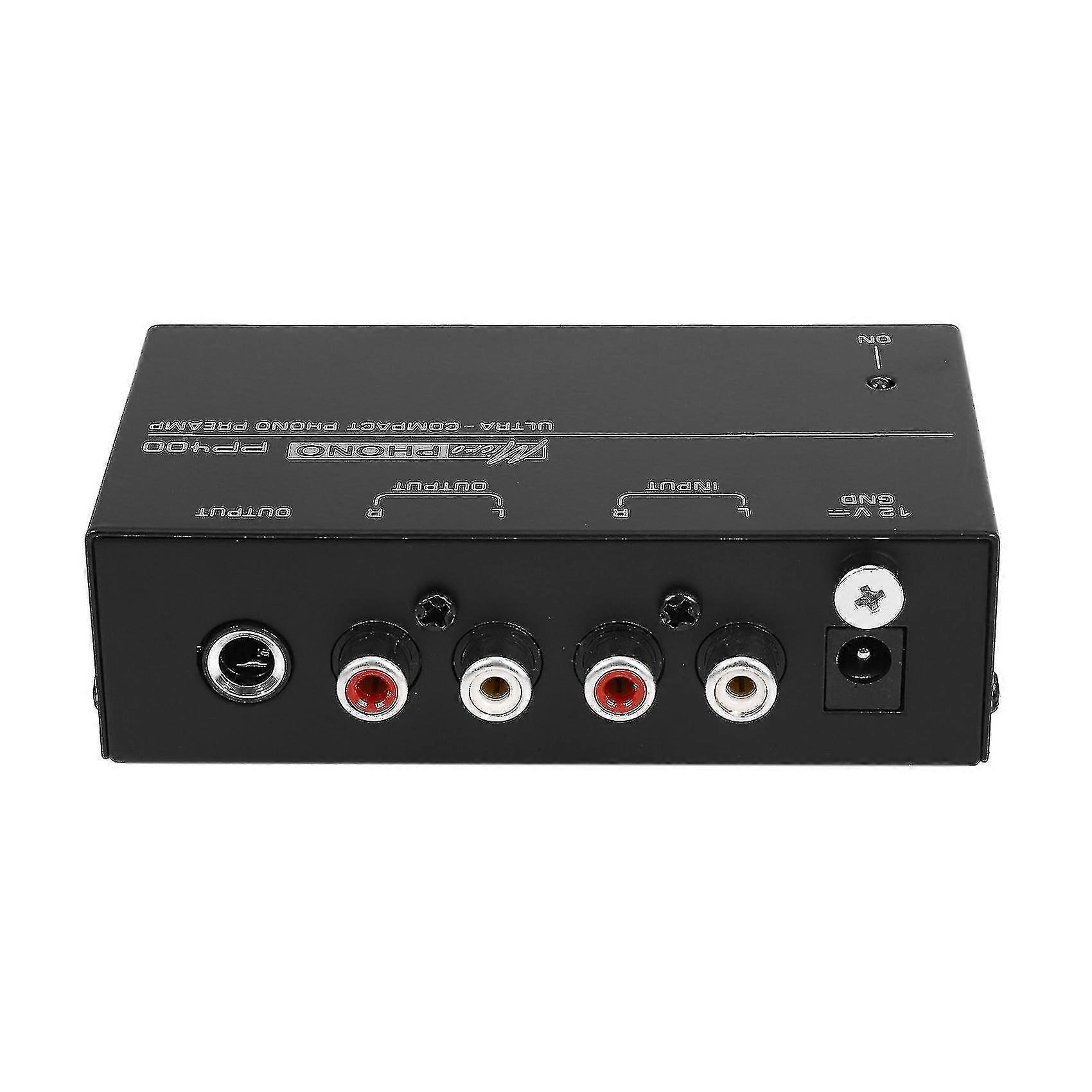 Ultra-compact Phono Preamp With Rca 1/4inch Trs Interfaces (eu Plug)