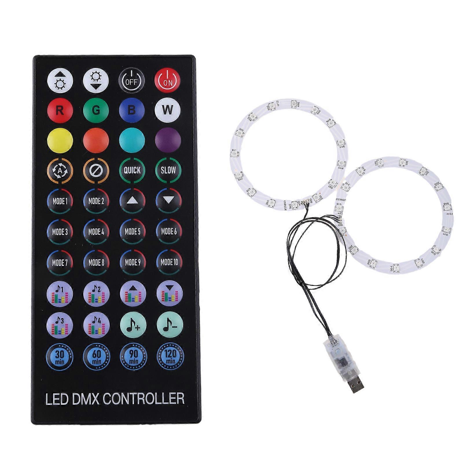 Pickup Function Lights RGB Marquee Lights with Illusion Multiple-color Effects + Remote Control for  Host