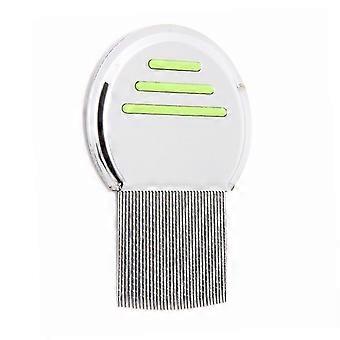 Terminator Lice Comb Nit Free Kids Hair Rid Headlice Stainless Steel Metal Teeth Remove Nit Brush