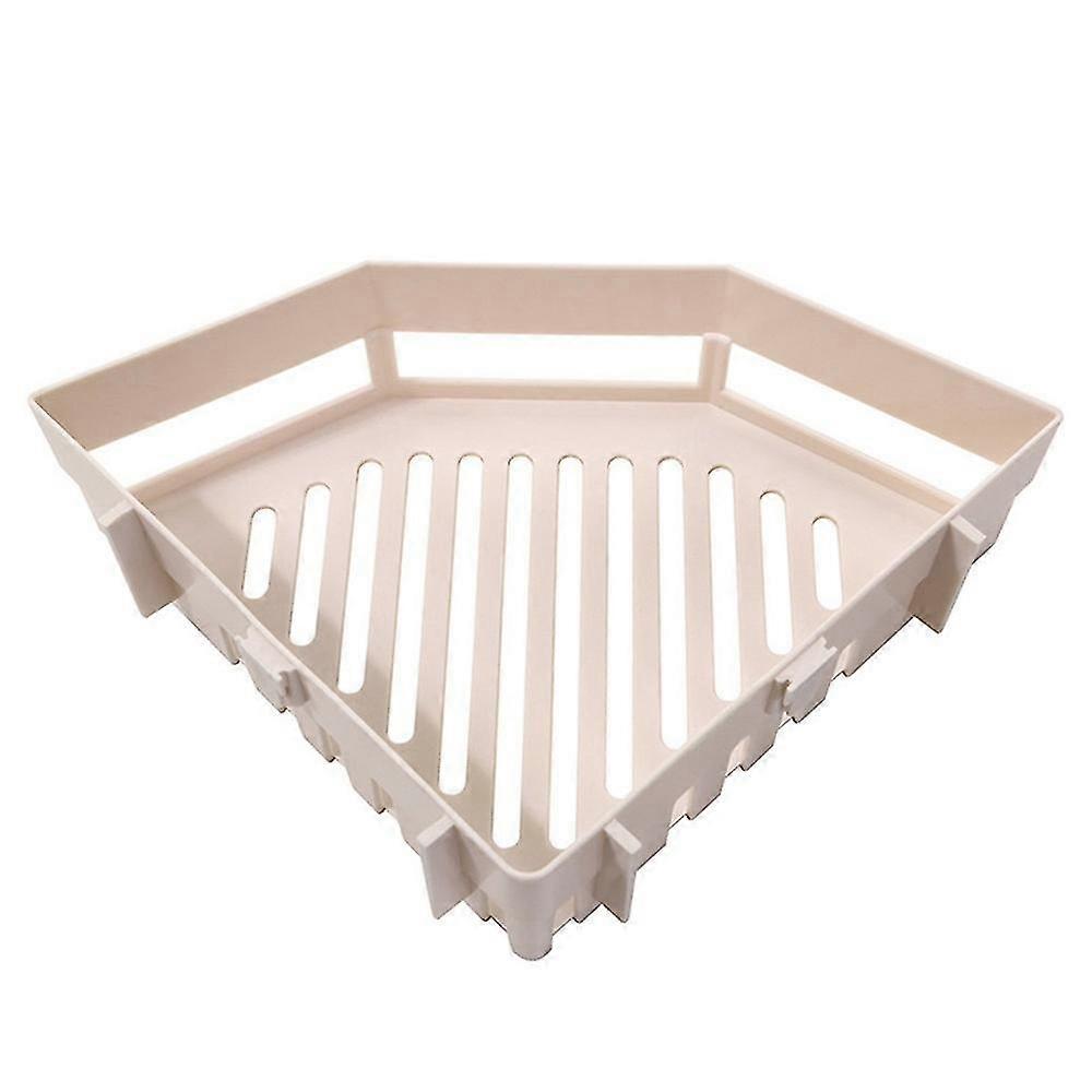 Traceless Plastic Bathroom Kitchen Storage Rack Organizer Shower Shelf